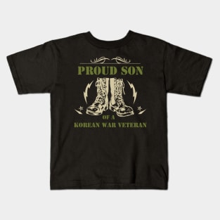 Proud Son Of A Korean War Veteran Kids T-Shirt